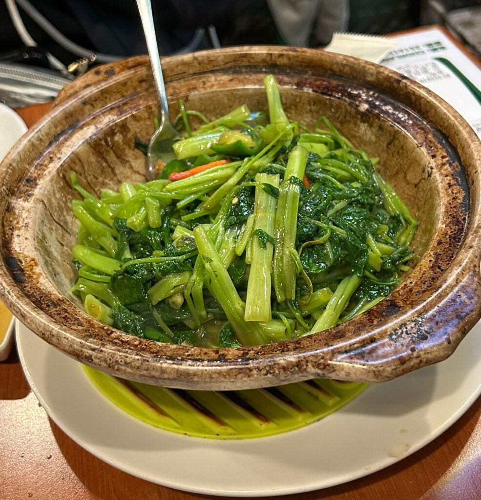 飛天通菜煲