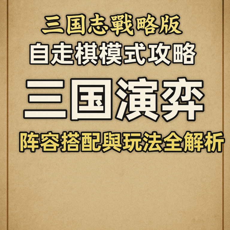 《三國志戰略版》自走棋模式攻略：三國演弈陣容搭配與玩法全解析